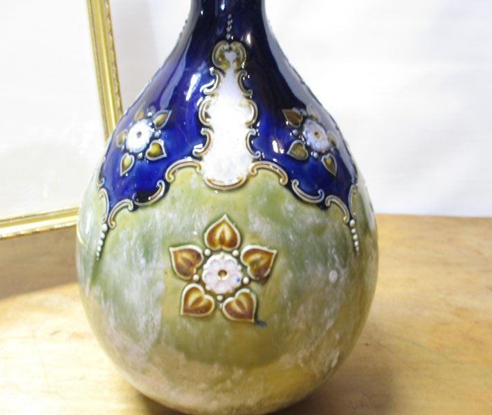 Royal Doulton Slip Decorated Vase 19th Century