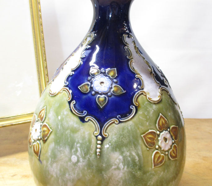 Royal Doulton Slip Decorated Vase 19th Century