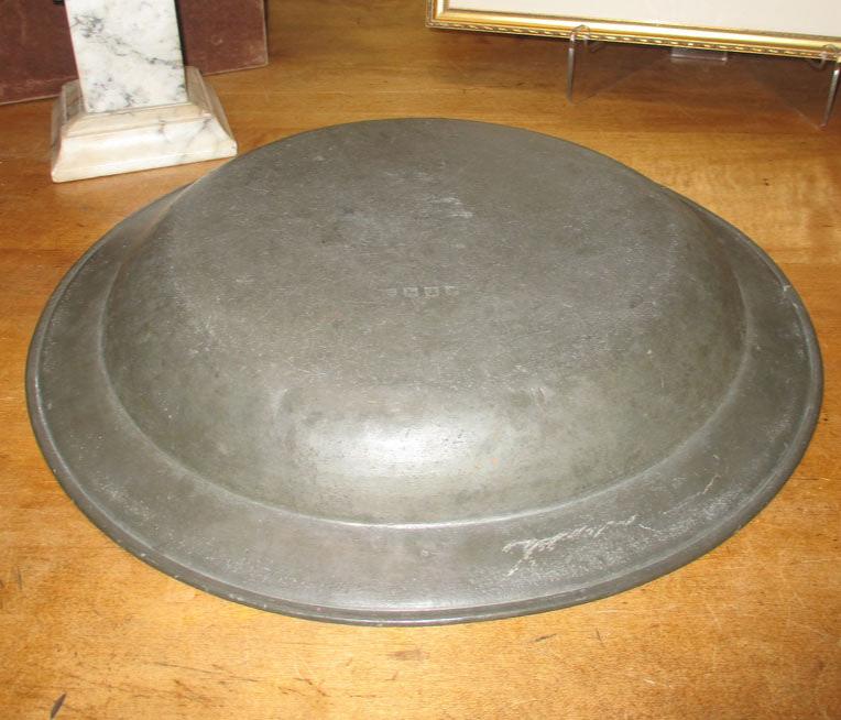Antique 17th Century English Pewter Charger 16" Diameter