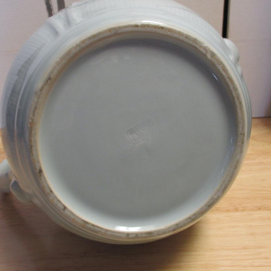 Korean Celadon Glaze Porcelain Bamboo Shoot Teapot Signed