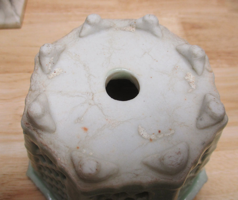 PG 57 Antique Chinese Export Porcelain Celadon Planter 19th Century