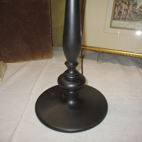 Arts & Crafts Stained Leaded Slag Glass Lamp with Jewels