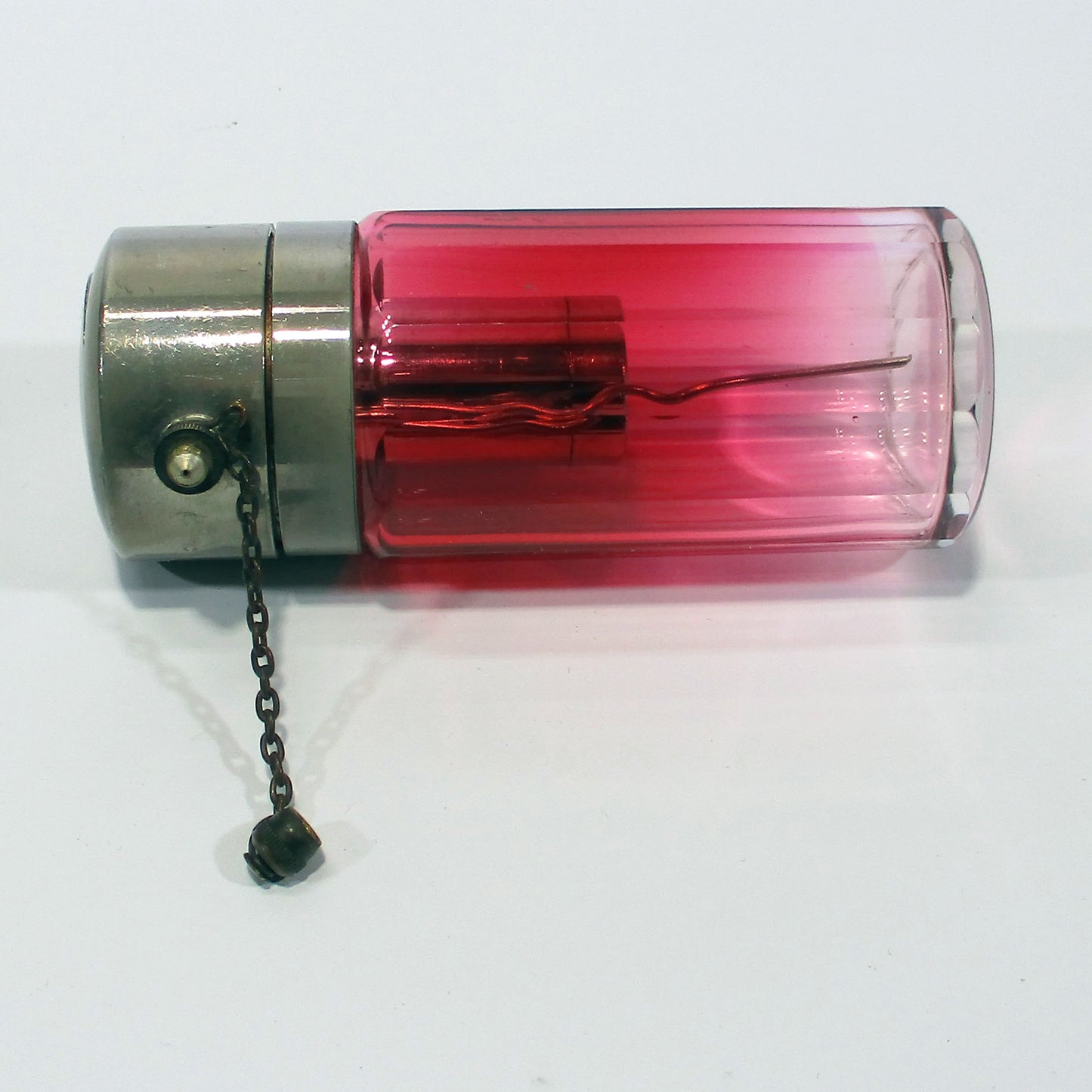Art Deco Ruby Rubina Cut-Glass Perfume Atomizer