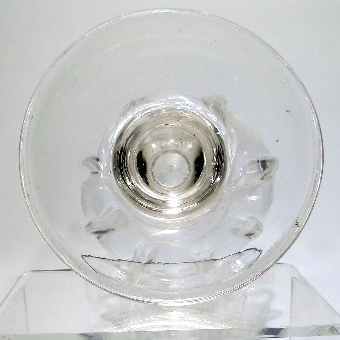 Antique Pittsburgh Glass Blown-molded 8 Rib Pillar Celery Vase