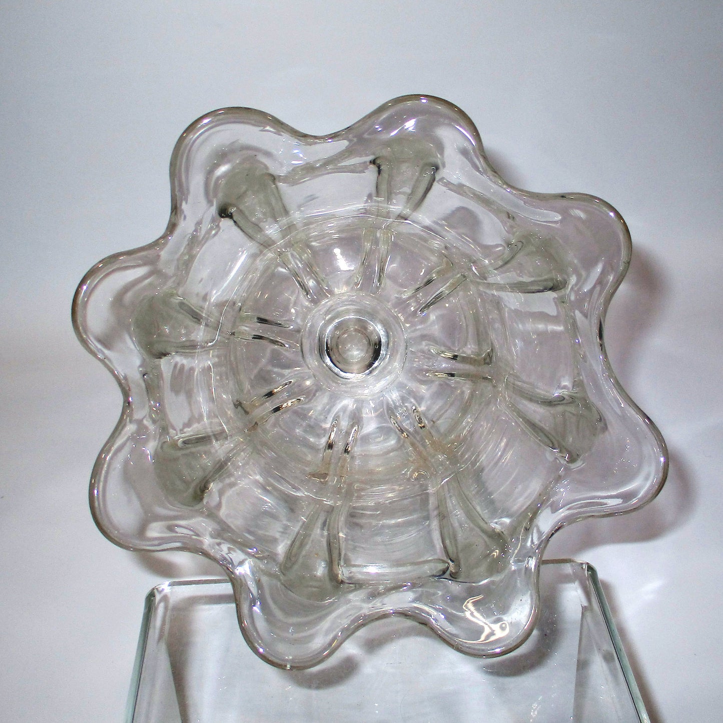 Antique Pittsburgh Glass Blown-molded 8 Rib Pillar Celery Vase