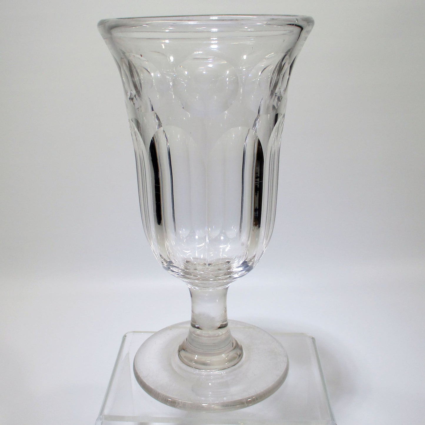 Early 19th Century Antique Cut Glass Celery Vase