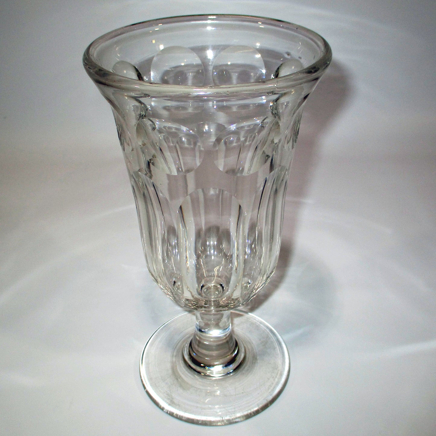Early 19th Century Antique Cut Glass Celery Vase