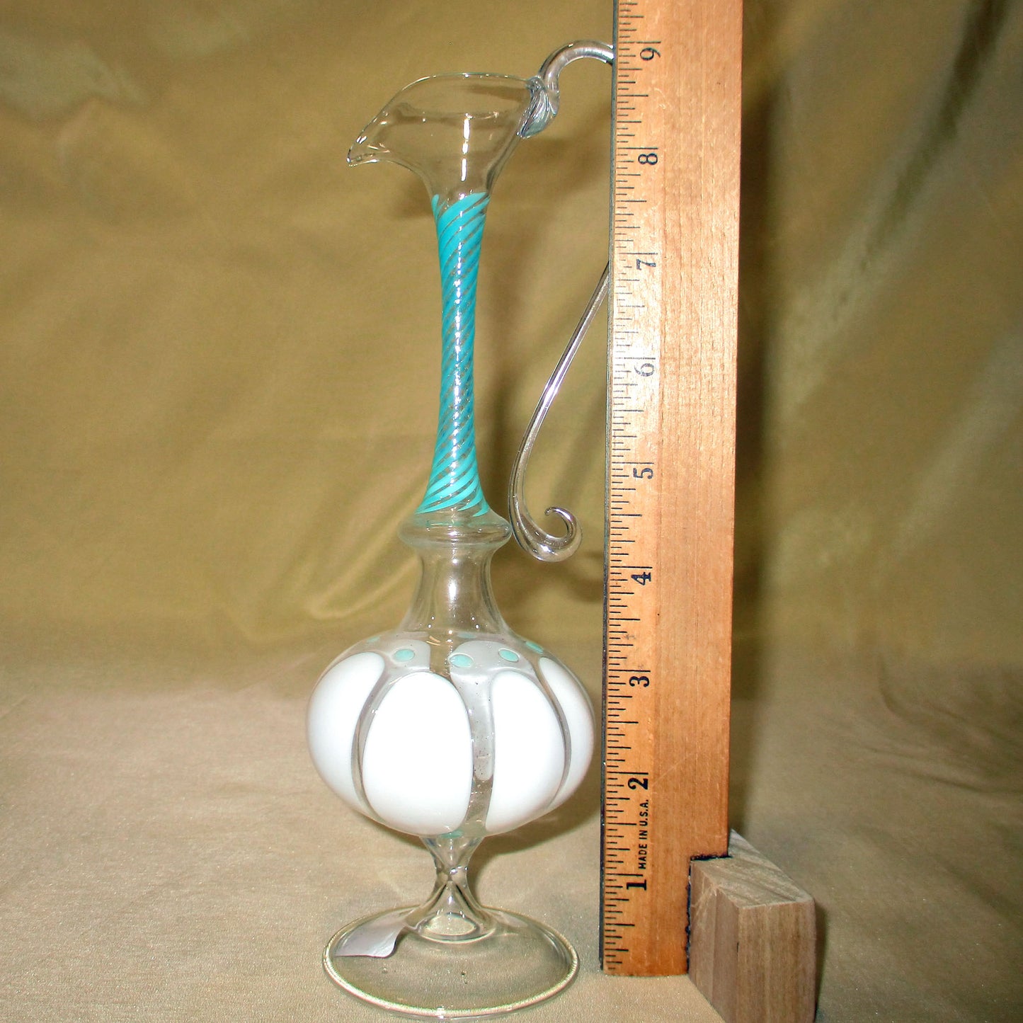 Bimini Lauscha Footed Pitcher