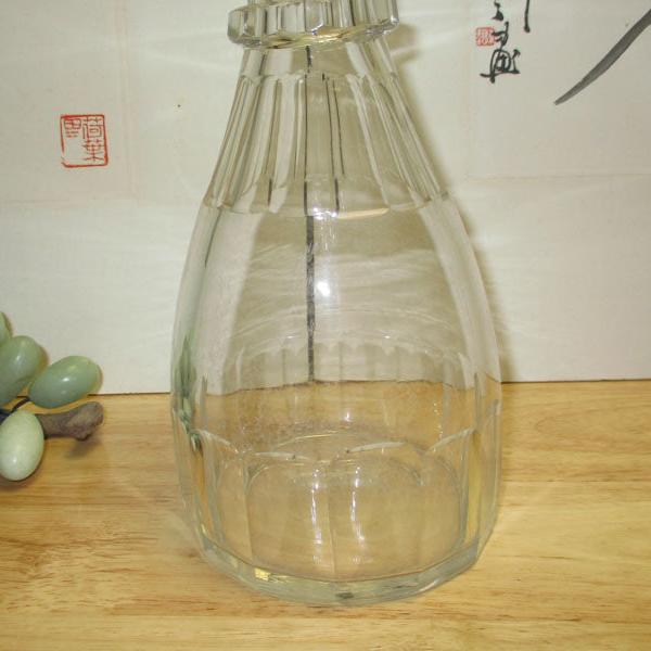 Georgian or Regency Cut Glass Spirit Decanter Cut and Polished Pontil