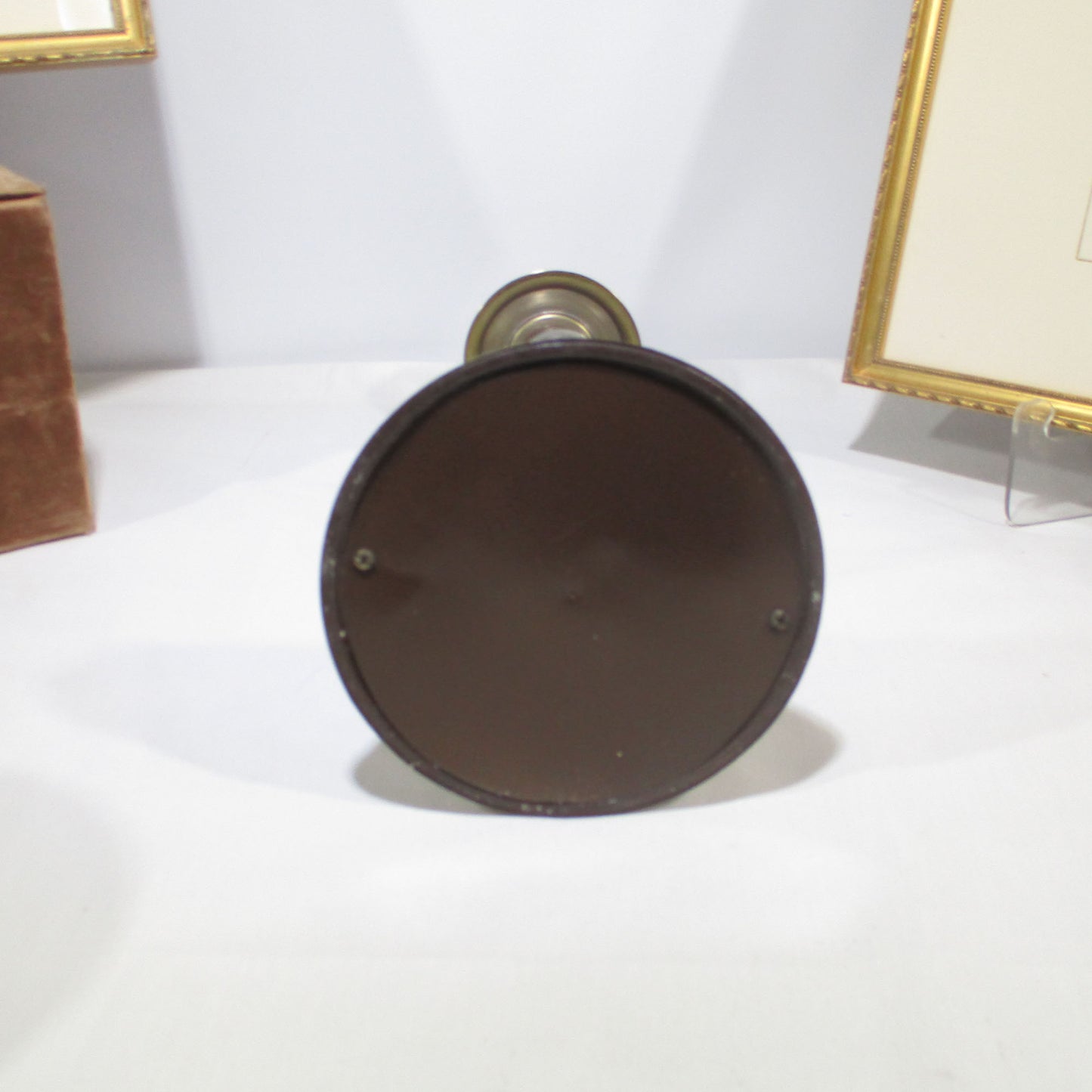 Signed Pittsburgh Lamp with Green Cased Cracked Ice Lamp