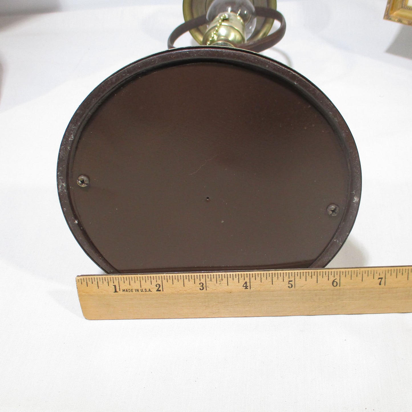 Signed Pittsburgh Lamp with Green Cased Cracked Ice Lamp