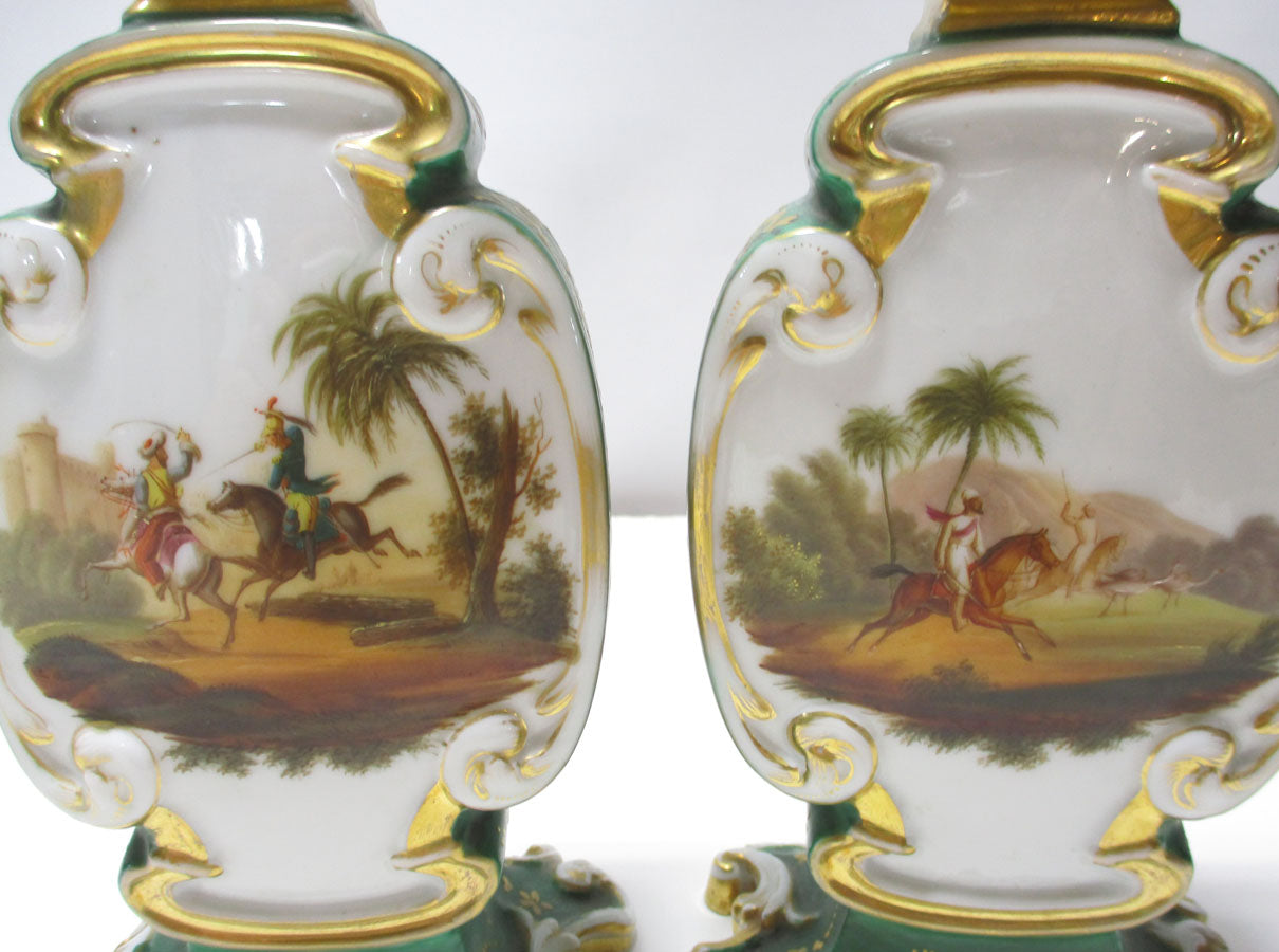 19th Century Jacob Petit Old Paris Hand Painted Scent Bottles