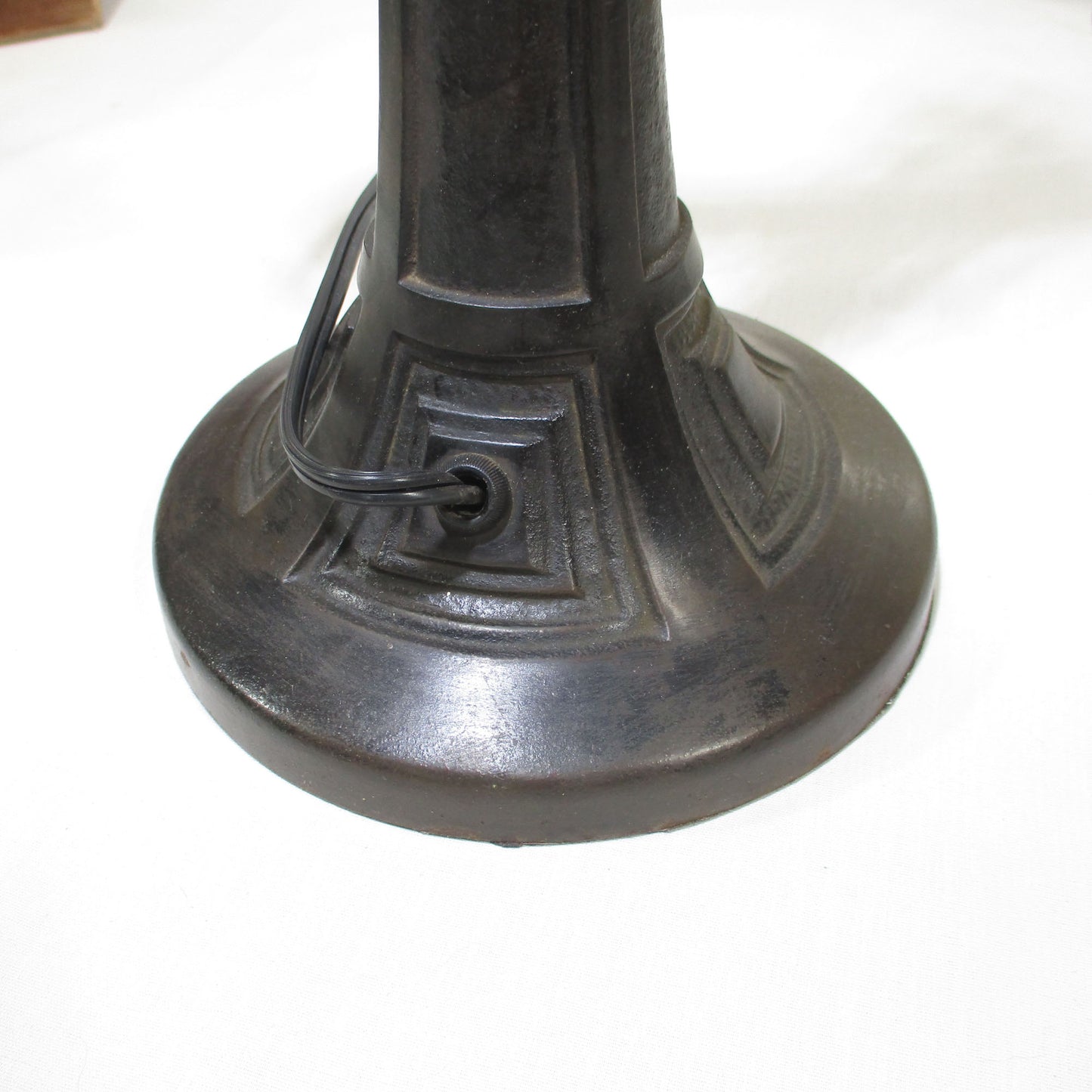 Bradley and Hubbard Huge Slag Glass Panel Lamp Arts and Crafts PG 58