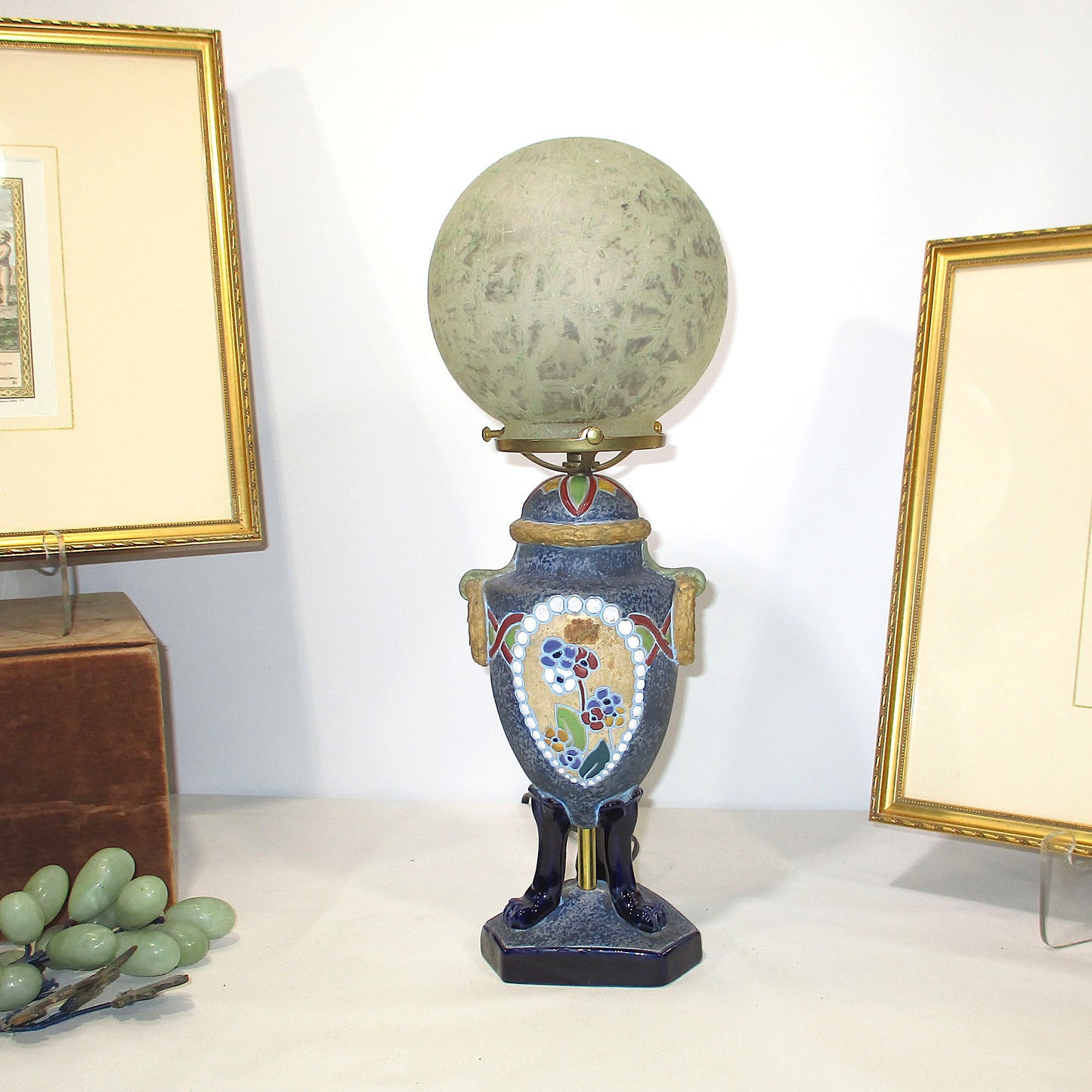 Signed Art Deco Imperial Amphora Teplitz Table Lamp PG 21