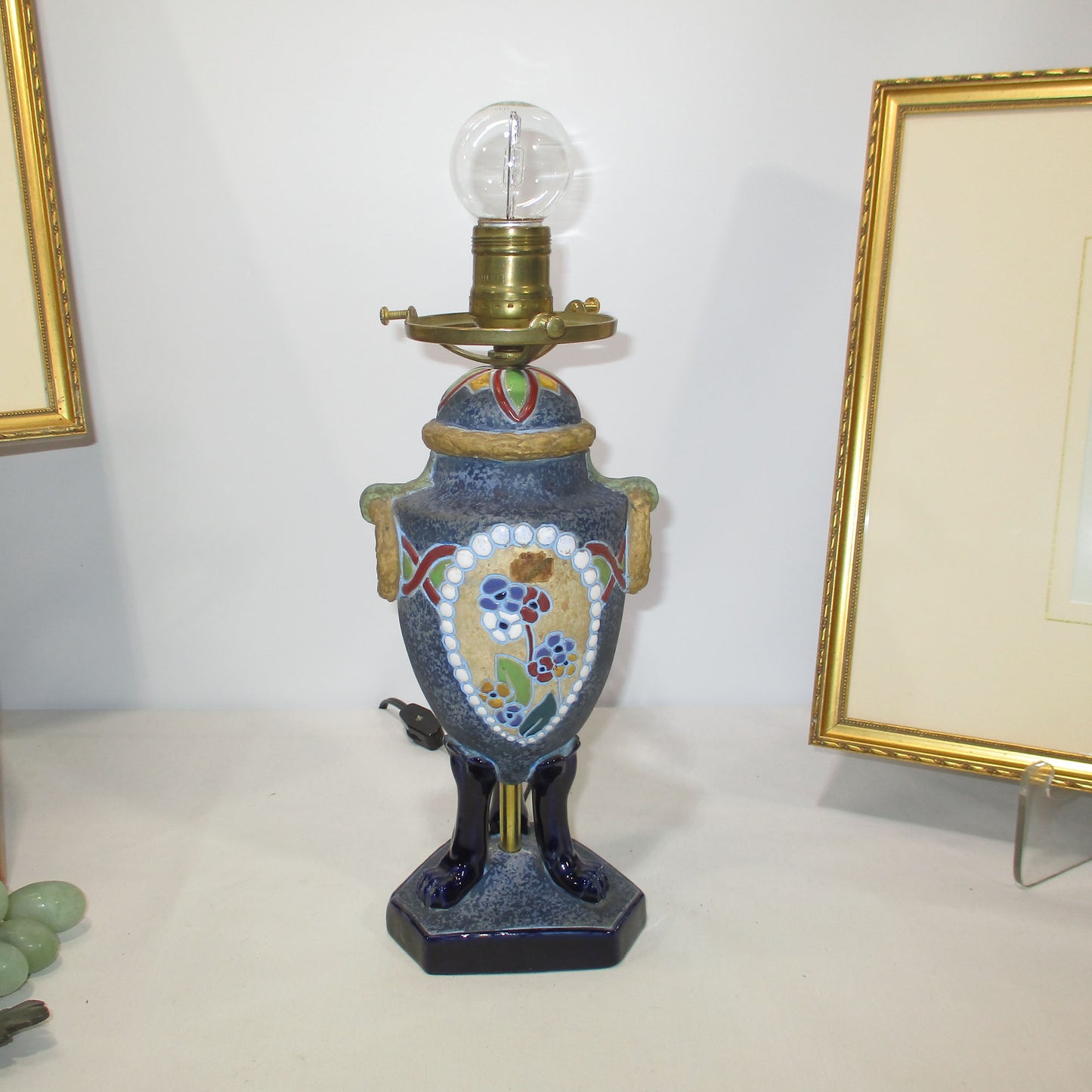 Signed Art Deco Imperial Amphora Teplitz Table Lamp PG 21