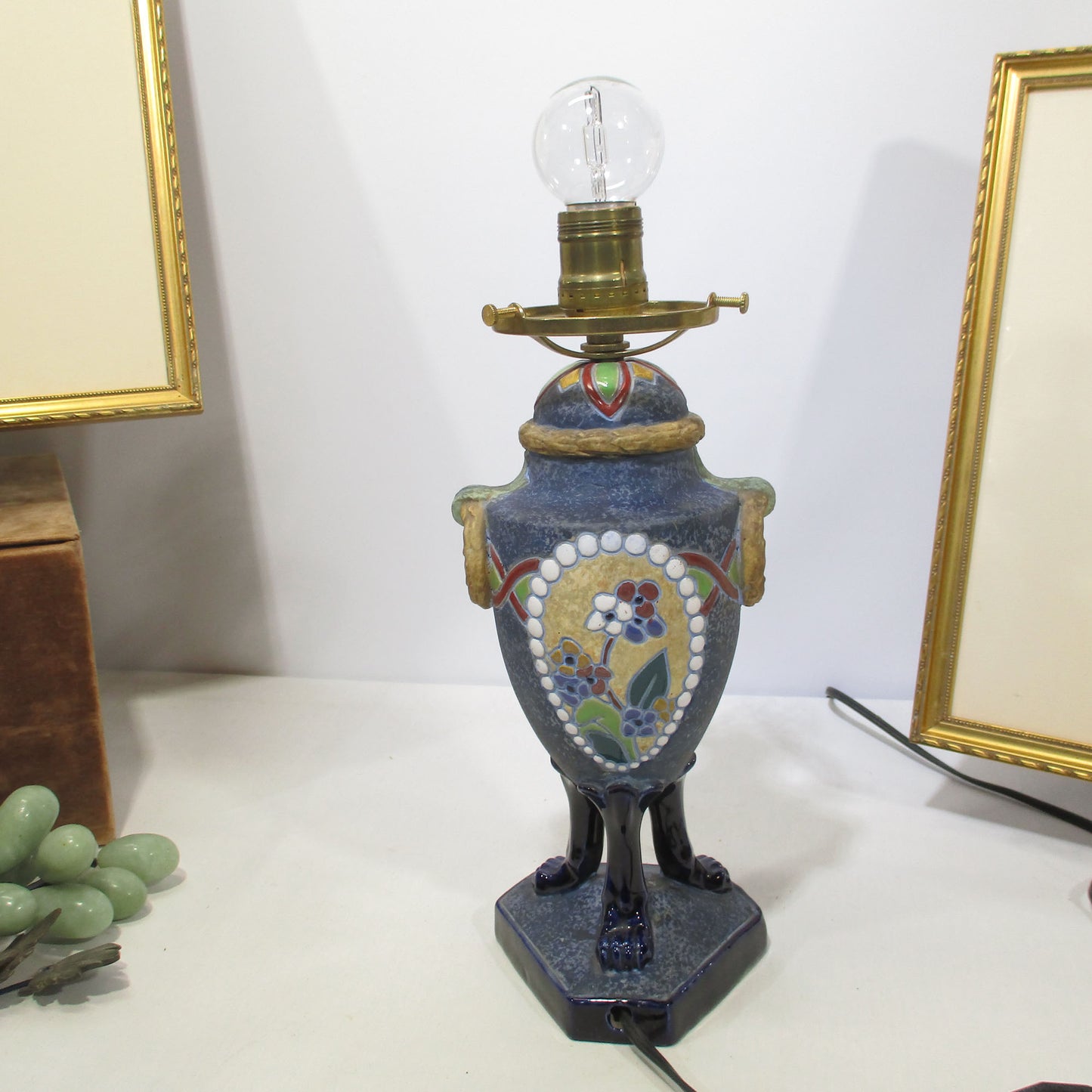 Signed Art Deco Imperial Amphora Teplitz Table Lamp PG 21