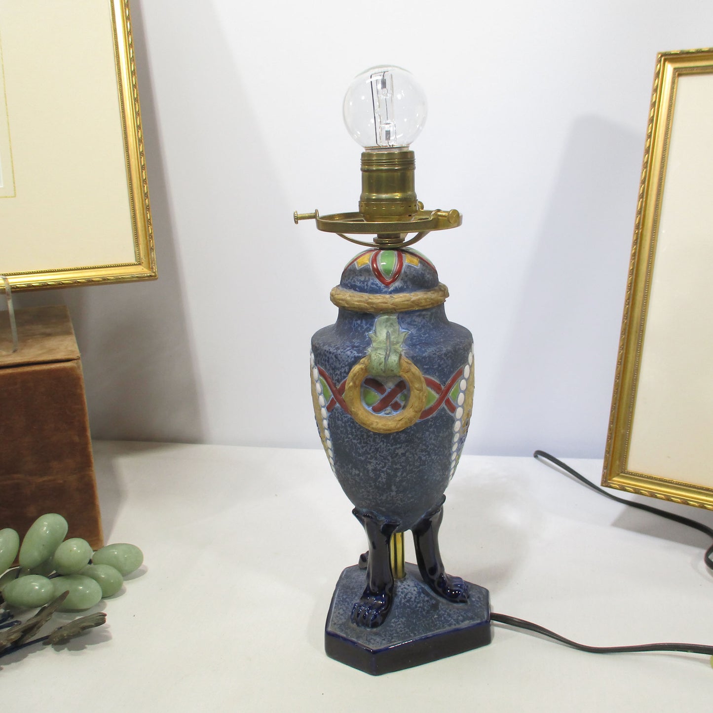 Signed Art Deco Imperial Amphora Teplitz Table Lamp PG 21