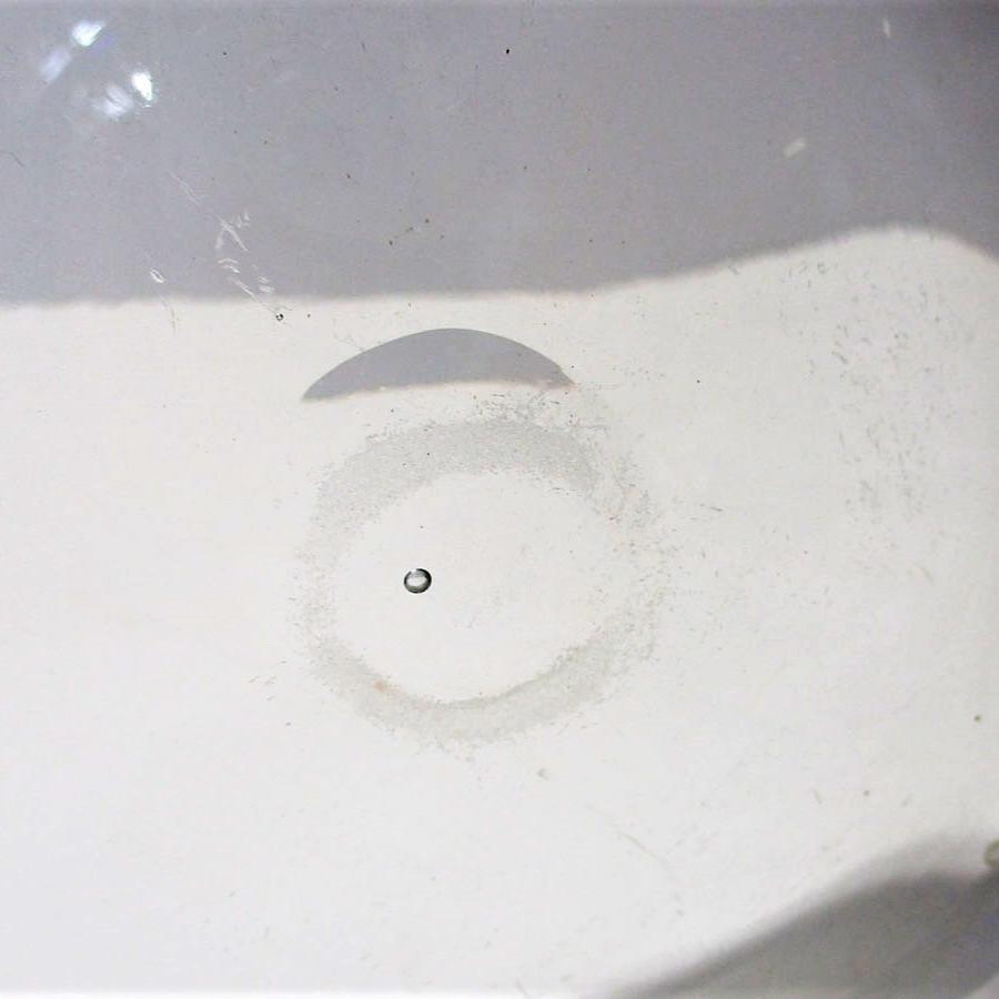 Americana Pittsburgh Glass Blue Applied Rim Pontil Bowl 19th Century Large 8 1/2" Diameter