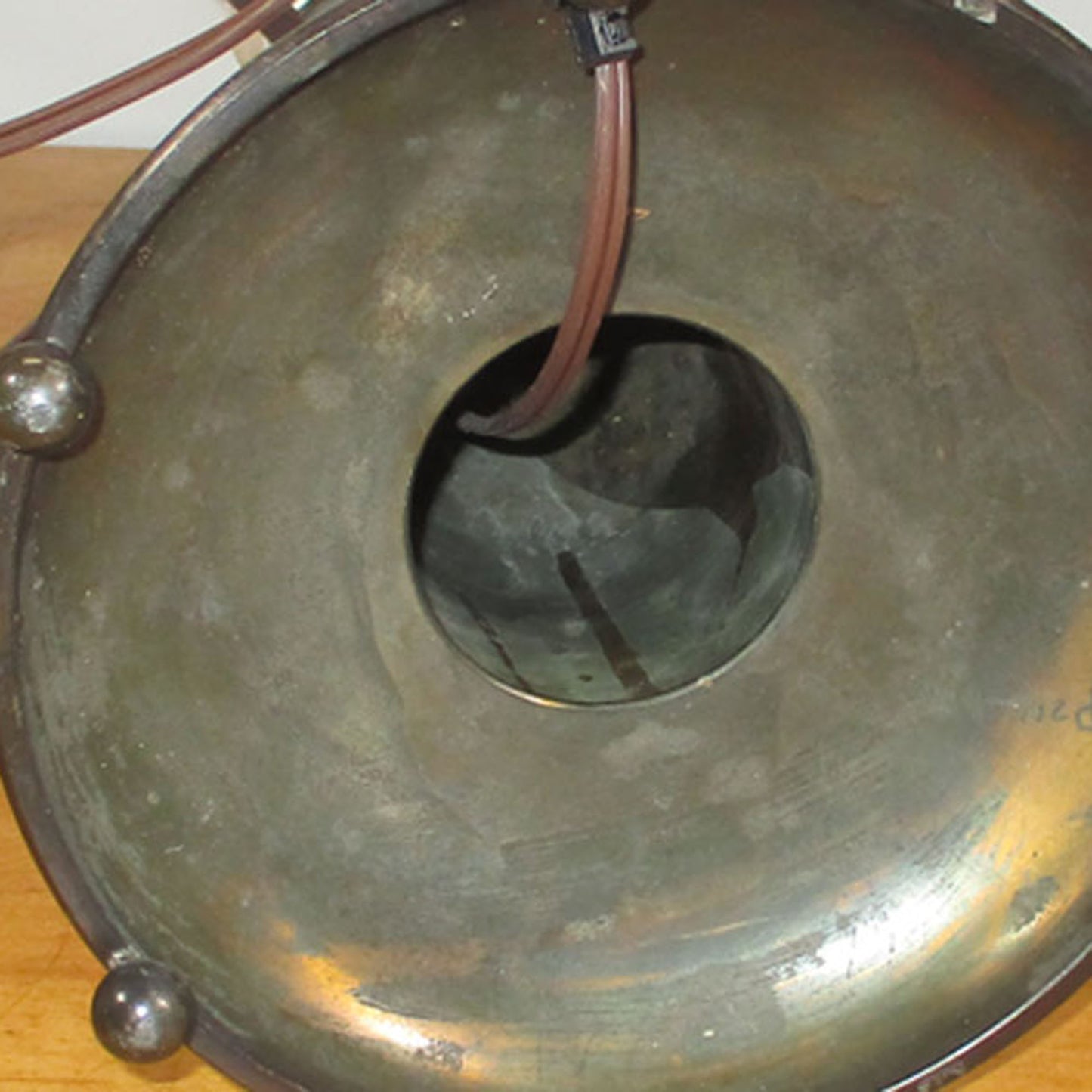 Pairpoint Reverse Painted Bronze Lamp Vienna Shade