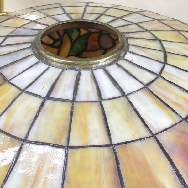 Chicago Mosaic Shade Company Stained Leaded Slag Glass Lamp PG 46