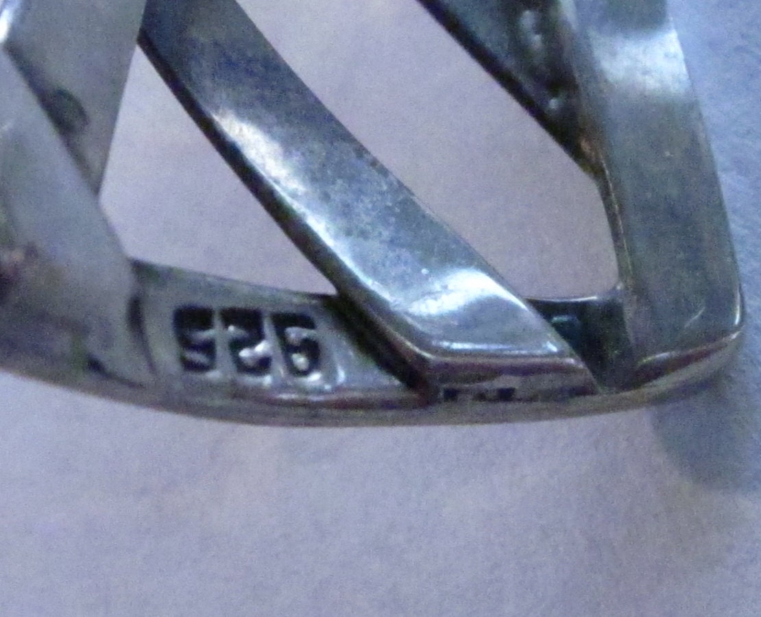 Gr 1 Heavy Sterling Silver Bangle Cuff Bracelet 2" Wide 52.75 Grams