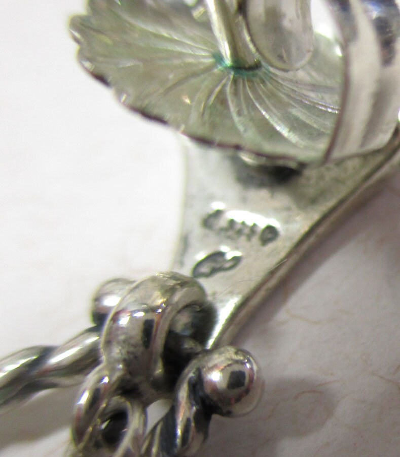 Gr 131 Southwestern Carolyn Pollack Relios Sterling Silver, Turquoise and Aquamarine Post Chandelier Earrings 2"