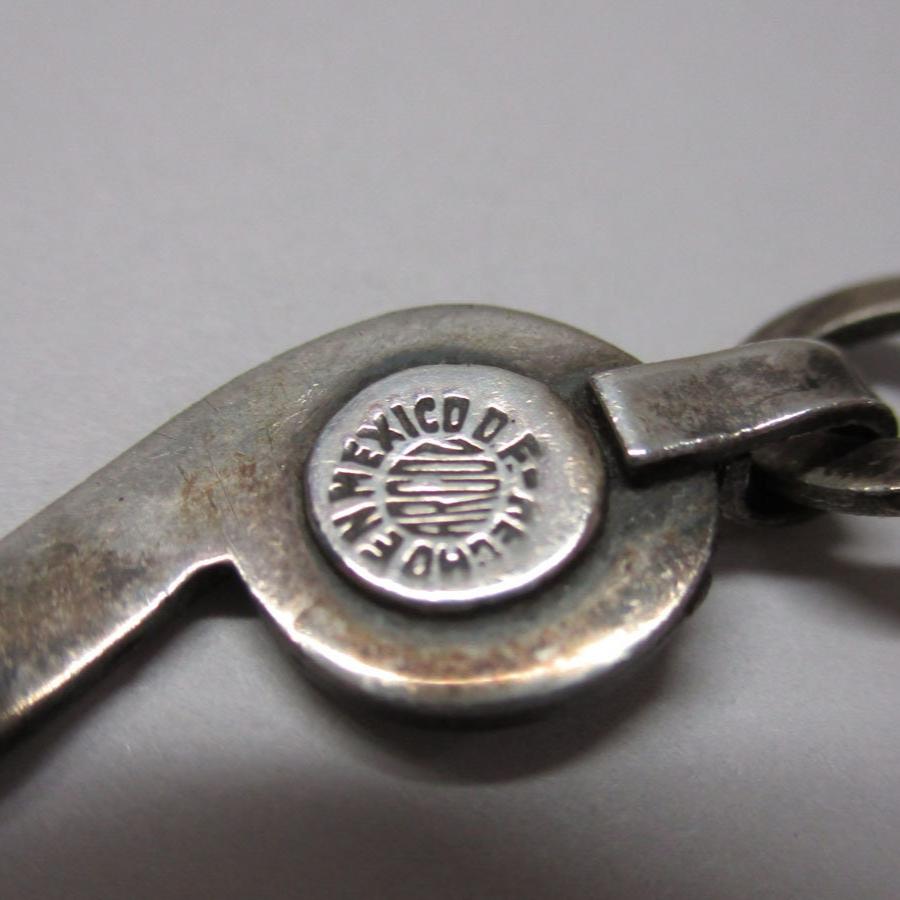 Gr 38 Taxco Sterling Silver Bracelet MCM Scroll ARCOZ Eagle 22 Mark