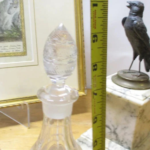 Cut Glass Pair Decanters Anglo Irish Regency Period
