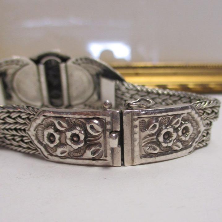 Gr 112 Heavy Double Wheat or Snake Link Bali Sterling Silver Bracelet 39.17 Grams