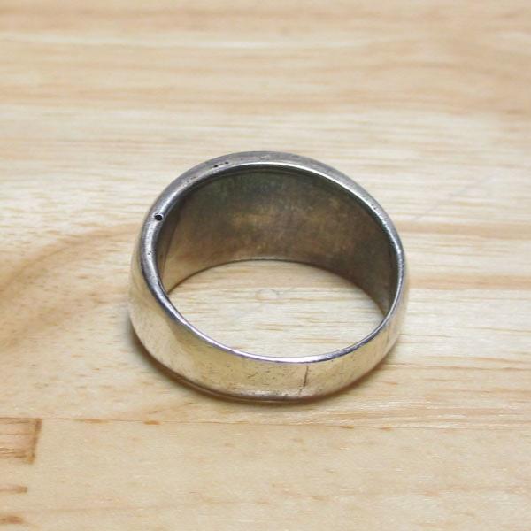 Gr 133 Sterling Silver Hand Made Dragon Ring Size 10 3/4