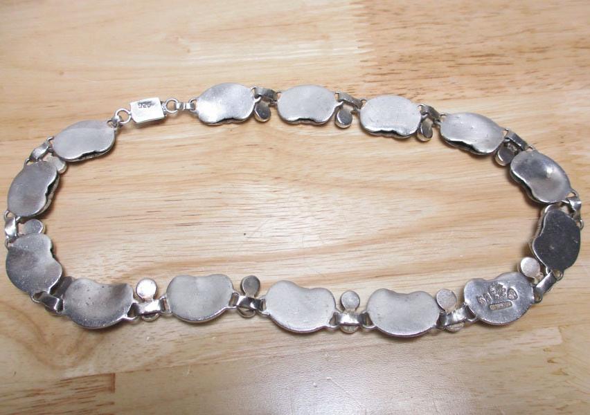 Gr 135 Taxco Ana Nunez De Brilanti Victoria Sterling Silver Necklace Angel Shadowbox
