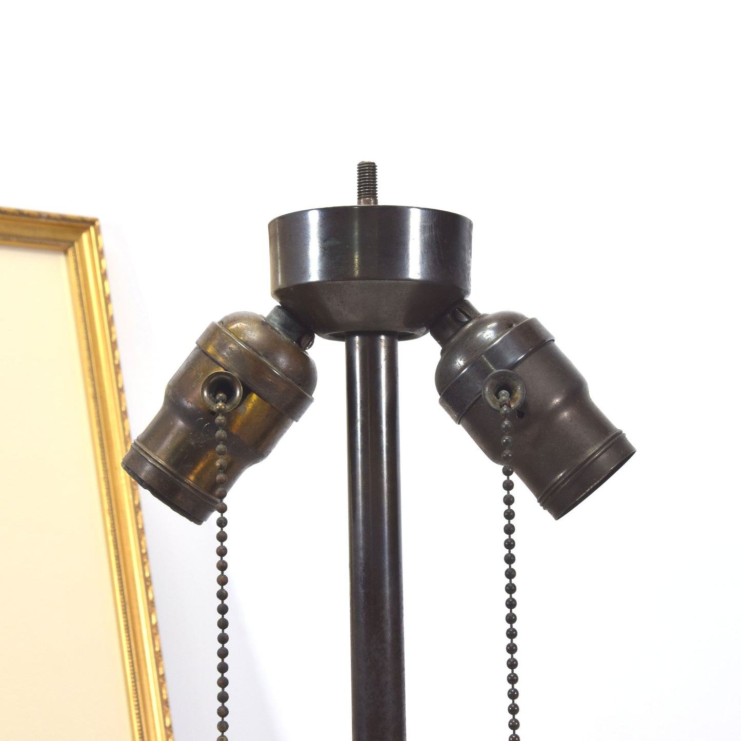 Moe Bridges Craftsman Lamp Base Bronze and Iron Finish