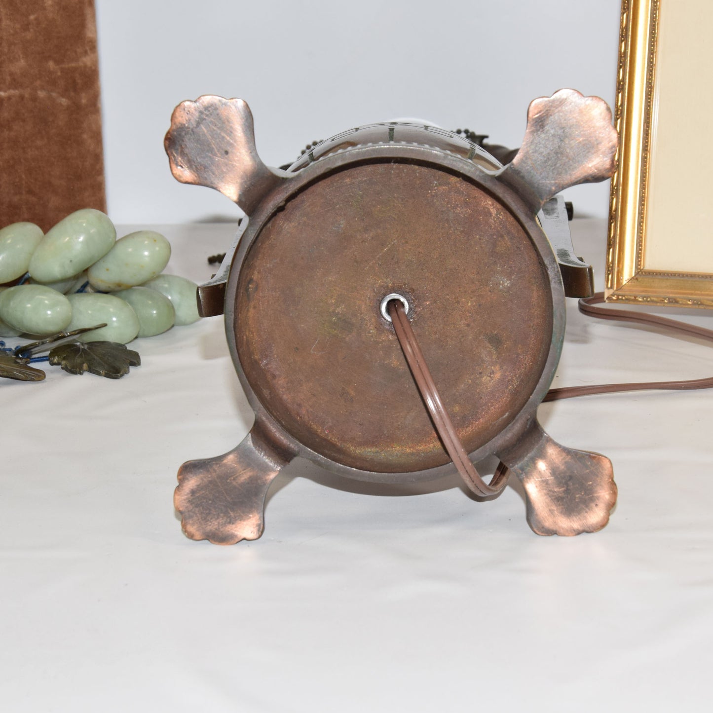 Moe Bridges Craftsman Lamp Base Bronze and Iron Finish
