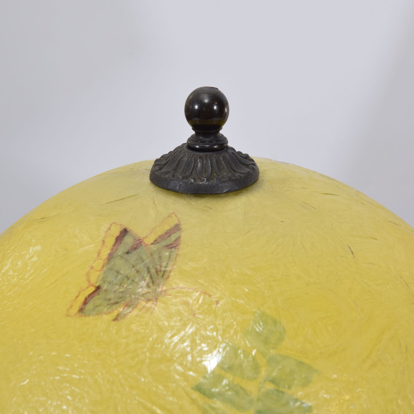 Reverse Painted Cracked Ice Arts and Crafts Desk Lamp Handel Era