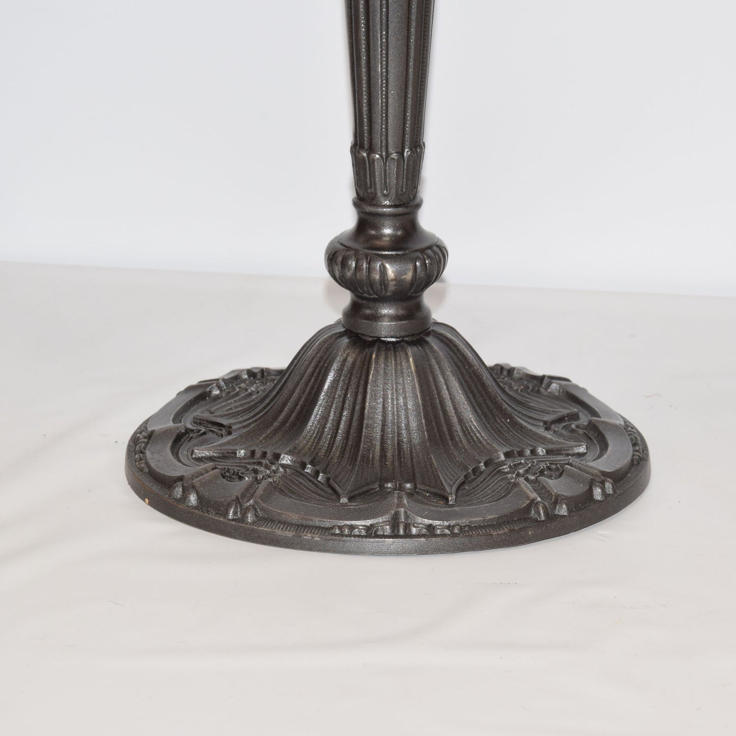 Antique Pittsburgh Lamp with Reverse and Obverse Painted Shade