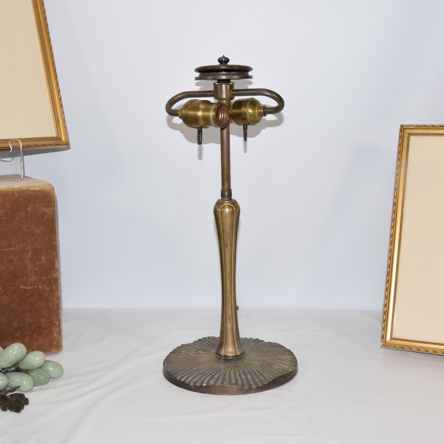 Tiffany Studios Reproduction Dogwood Blossoms Mushroom Base Lamp