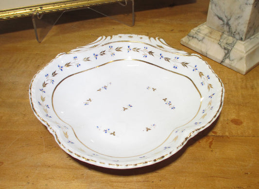 Derby Shrimp Server Plate 1800-1820's Angouleme or Pinxton Sprig