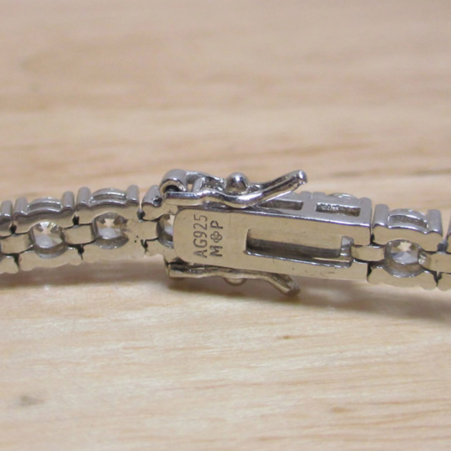 Sterling Silver and Cubic Zirconia Tennis Bracelet