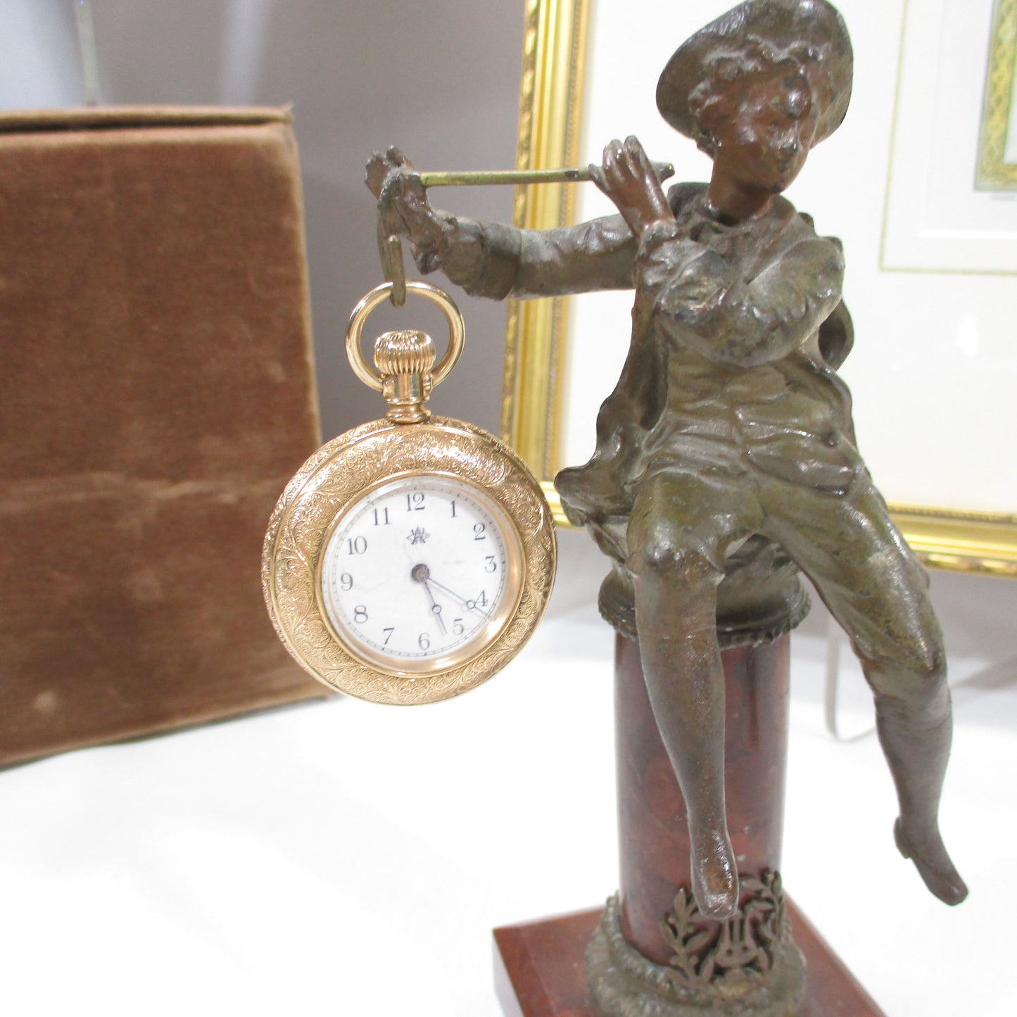 PG 57 Ladies Waltham Gold Filled Pocket Watch - Working