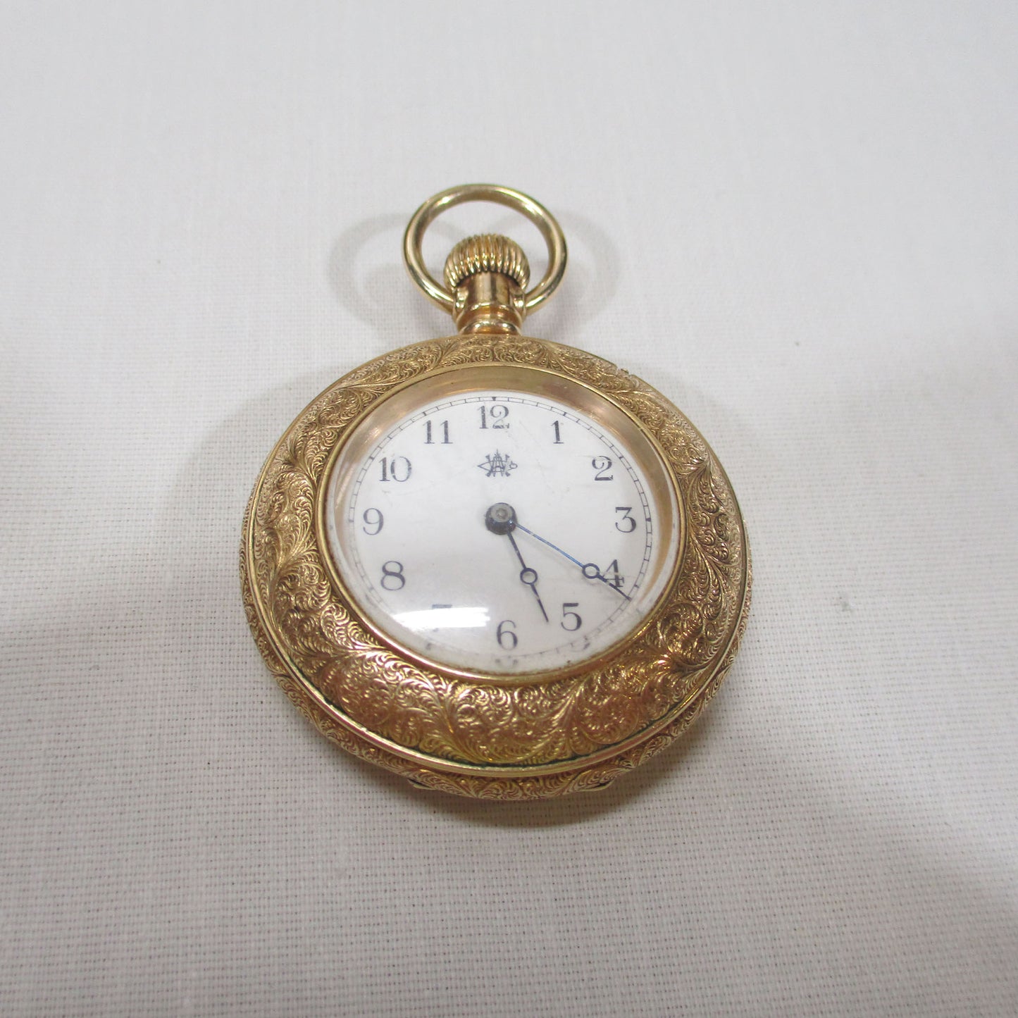 PG 57 Ladies Waltham Gold Filled Pocket Watch - Working