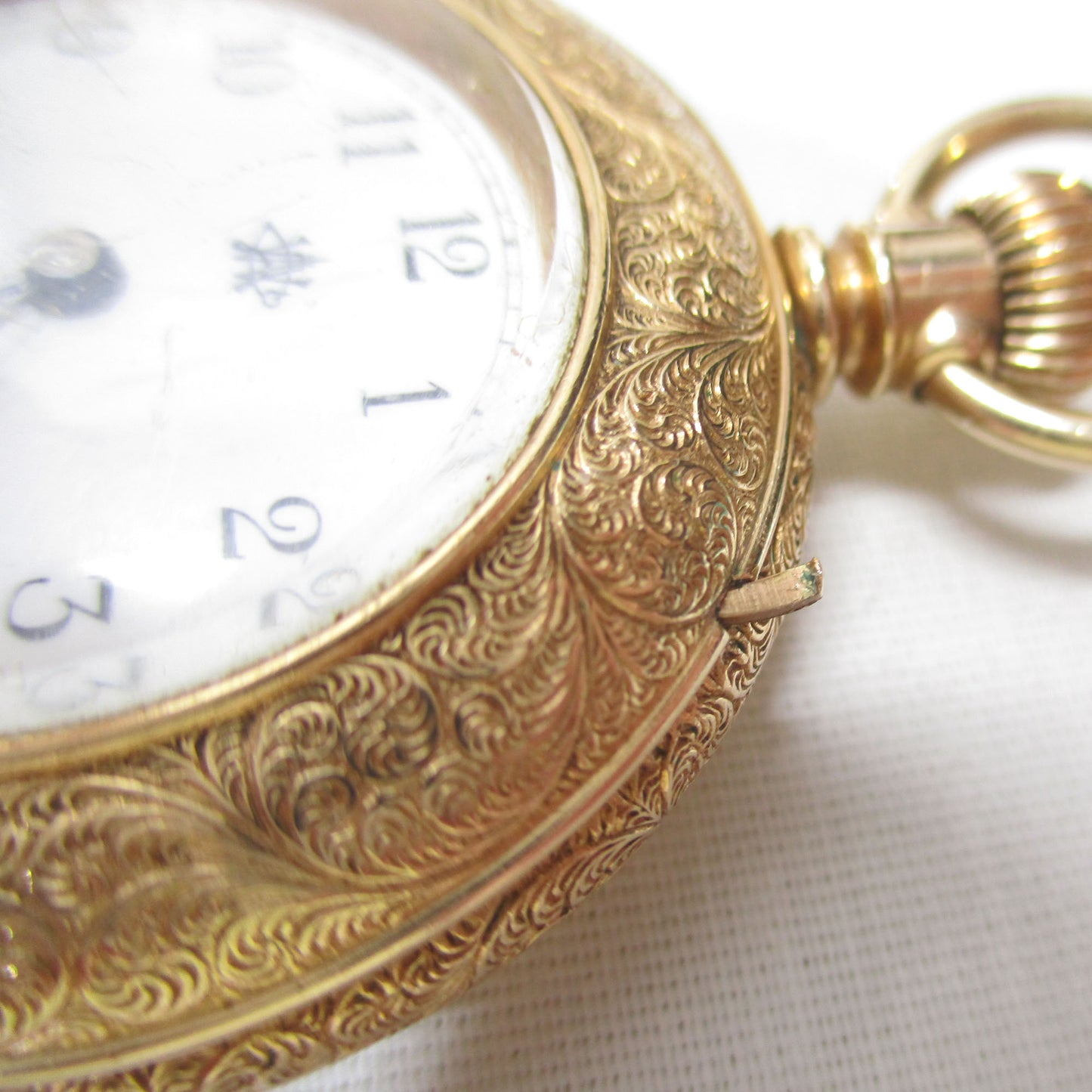 PG 57 Ladies Waltham Gold Filled Pocket Watch - Working