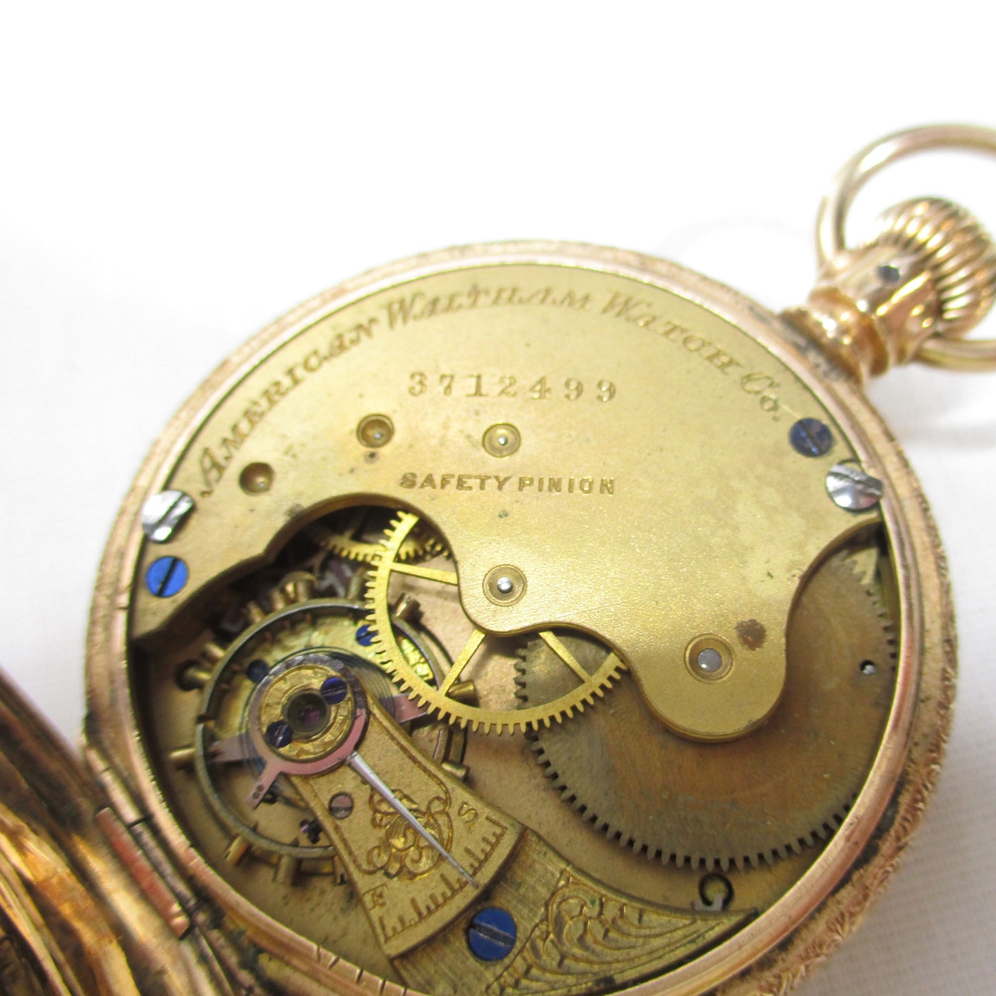 PG 57 Ladies Waltham Gold Filled Pocket Watch - Working