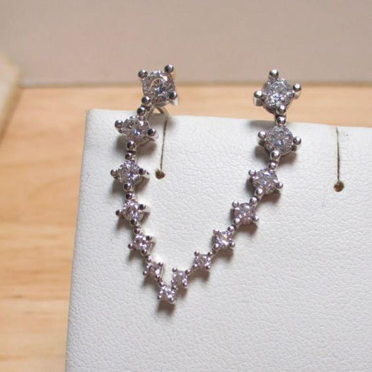 Sterling Silver and Cubic Zirconia Drop Earrings
Success
