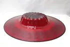 Vetro Soffiato Murano Venetian Enamel Ruby Glass Bowl Vittorio Zecchin HUGE 18"