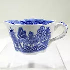 Antique Staffordshire Blue and White Transferware Pearlware Creamer